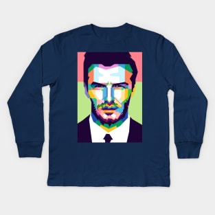 David Beckham Kids Long Sleeve T-Shirt